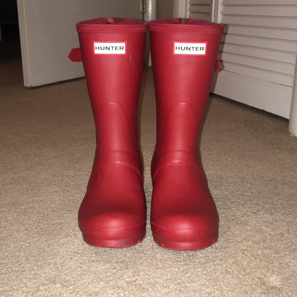 Red Hunter Rain Boots